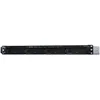 Synology RackStation RS1619xs+,1U, Intel Xeon D-1527; 4C 2.2/2.7 (turbo) GHz; 8 GB DDR4 ECC UDIMM, 4x mem. slots, up to 64GB; 4 x drive bays (HS); 2x