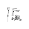 Mexen Axel R62 komplet za kopalno kad, krom - 73803R62-00