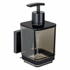 WENKO 71444800 - Dozator tečnog sapuna VACUUM-LOC QUADRO ED 7,5x16 cm crni