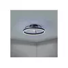Eglo 35193 - LED RGBW prigušiva stropni ventilator MALINSKA LED/36W/230V crna + daljinski upravljač