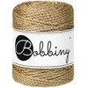 Bobbiny 3PLY Macrame Rope 3 mm 50 m Satin Gold Vrvica