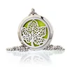 Aromaterapevtska ogrlica – List, 30 mm - Stainless steel - Majhna pozornost - Dan žena