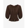 MixRay Bluza Blusen rjava