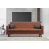 Atelier del Sofa Trosed na razvlačenje Polya 205x86x75cm Bronzani