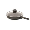 Aluminum frying pan with lid, 24 cm, Ornella Alu - Korkmaz