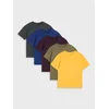 Sinsay - Pamučne majice 5 pack - mid blue