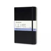Beležnica Moleskine Sketching LG trde platnice, črna – brezčrtna