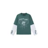 Ed Hardy Majica 1971 Skull meta / žad / črna / bela