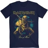 Iron Maiden Majica Piece of Mind Gold Eddie Unisex Navy Blue XL