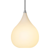 Halo Design 407931 - Luster na sajli DROPS 1xE27/40W/230V, prečnik 30 cm, bela/mat hrom