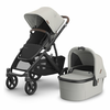 UppaBaby Voziček 2v1 Savannah, carbon VISTA V3 pearl gray jacquard