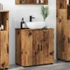 Kupaonski ormar s pohranom s vratima Staro drvo 61 x 35 x 64 cm