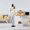 Opviq Podna lampa Bonibon-13233, 44 x 44 x 160 cm, 5 x E14, Smeđa