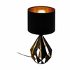 Stona lampa Carlton crna