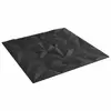 Zidne panele 24 pcs Crna 50 x 50 cm XPS pjena