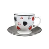 PORCELAN SET ZA KAFU 160ml 6/1 (SRCA/SIVI) JH-CS-160ZHC-9313