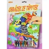Artlover Slika z bleščicami Papige 20x25cm