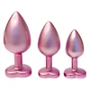 Dream Toys Gleaming Love Plug Set Matte Pink
