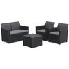 Keter Baštenska garnitura sa box stolom Claire 2 Seater, Antracit