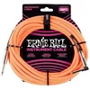Ernie Ball 18 Braided Straight Angle Neon Orange