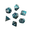 Kockice Chessex - Gemini - Polyhedral - Steel-Teal & White (7)