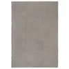 Vidaxl Preproga pravokotna siva 160x230 cm bombaž