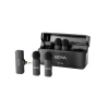 Mikrofon BOYA BY-V4, 4 TX i 1 RX + Charging Case, crni