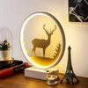 Opviq Stona lampa, Belo-Zlatna