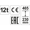 YATO Hidraulična dizalica, 12T