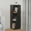 Bočna polica Crna 33 x 32 x 100,5 cm Konstruirano drvo