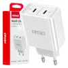 slomart AMiO omrežni polnilnik 230V, 2x USB-C, 40W, bela