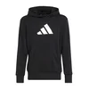 ADIDAS SPORTSWEAR Športna majica črna/bela