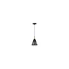 Visilica na sajli HIRA 1xE27/60W/230V fi 18 cm, crna