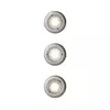 Philips - SET od 3 ugradnih svetiljki PERIDOT 1xGU10/7W/230V srebrne
