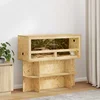 vidaXL Terarij Rjava 100 x 40 x 40 cm OSB