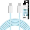 KRUGER&MATZ USB-C na USB-C kabl za brzo punjenje i prenos podataka, 100W, dužina 1m boja plava KM1272-1BL