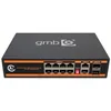 GEMBIRD GMB POE-GS1010PS2 Switch, IEEE802.3af/at, 8 PoE 100/1000M, 2 UP-Link 100/1000M +2 SFP port, 52V 150W