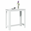 Barski stol bijeli 102 x 50 x 103,5 cm konstruirano drvo