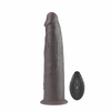 Lovetoy - Dual Layered Silicone Rotator, 23 cm - Rjava