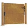 Vrtna vrata 100x75 cm Corten čelik