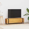 TV stalak Smeđa 110 x 30 x 30 cm Čvrsto teak drvo