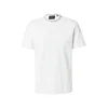 Lyle & Scott Majica pegasto siva/bela