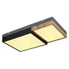 Globo 67286-30 - LED plafonsko svetlo GUNDI LED/30W/230V braon/crna
