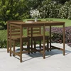 Vrtni stol boja meda 159,5 x 82,5 x 110 cm od masivne borovine