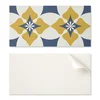 shumee Paket samolepilnih PVC ploščic s cvetličnim vzorcem in simetrijo 6x60x30 cm