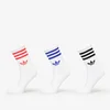 Nogavice adidas 3-Stripes Crew Socks 3-Pack White/ Black/ Clear Pink L