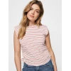 Mexx Ženska majica Stripe top DI2049023W, Prugasta, Teget-bela