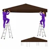 Vidaxl Streha za paviljon 310 g/m2 3x3 m rjava
