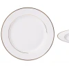 shumee Desertni krožnik Ambition iz belega porcelana, plitev, 19 cm