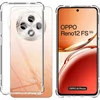 Silikonska futrola s ojačanim rubovima za Oppo Reno12 F/Reno12 FS - Prozirna KP33111